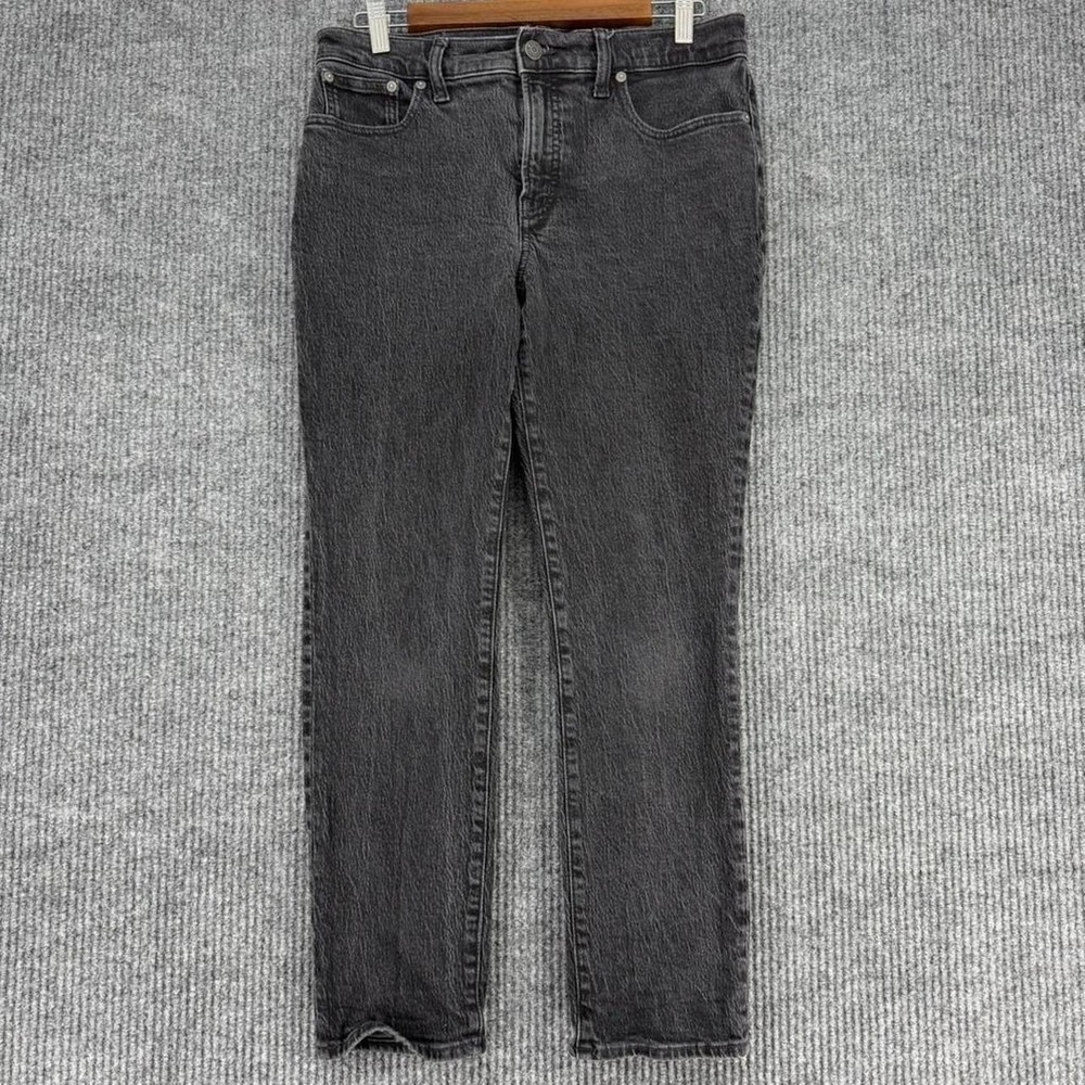 Madewell mid-rise perfect vintage jeans women's 29 black wash tapered - Picture 2 of 8